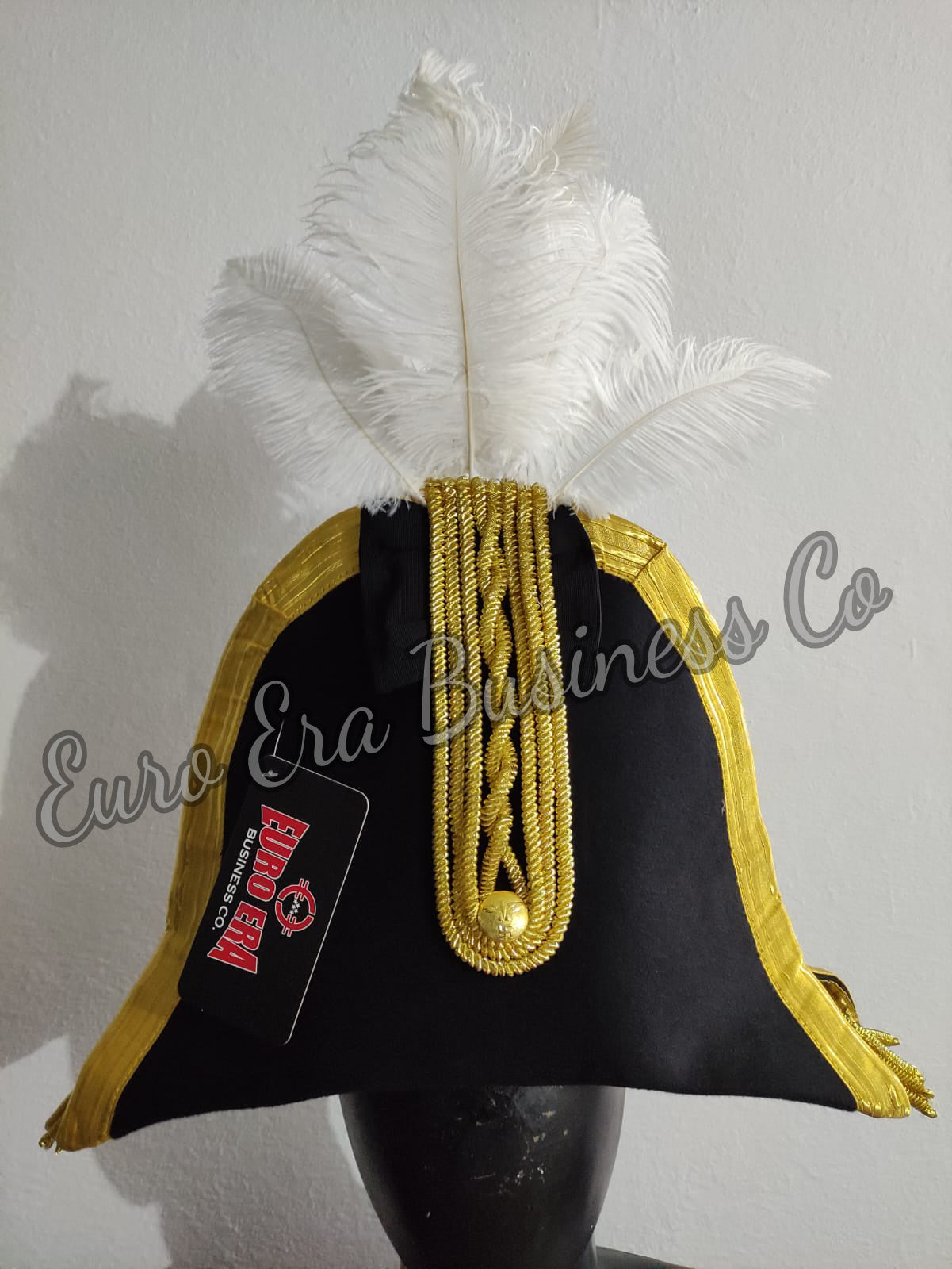 Napoleonic 17th 18th century British/Us General Senior Officers Bicorn Hat