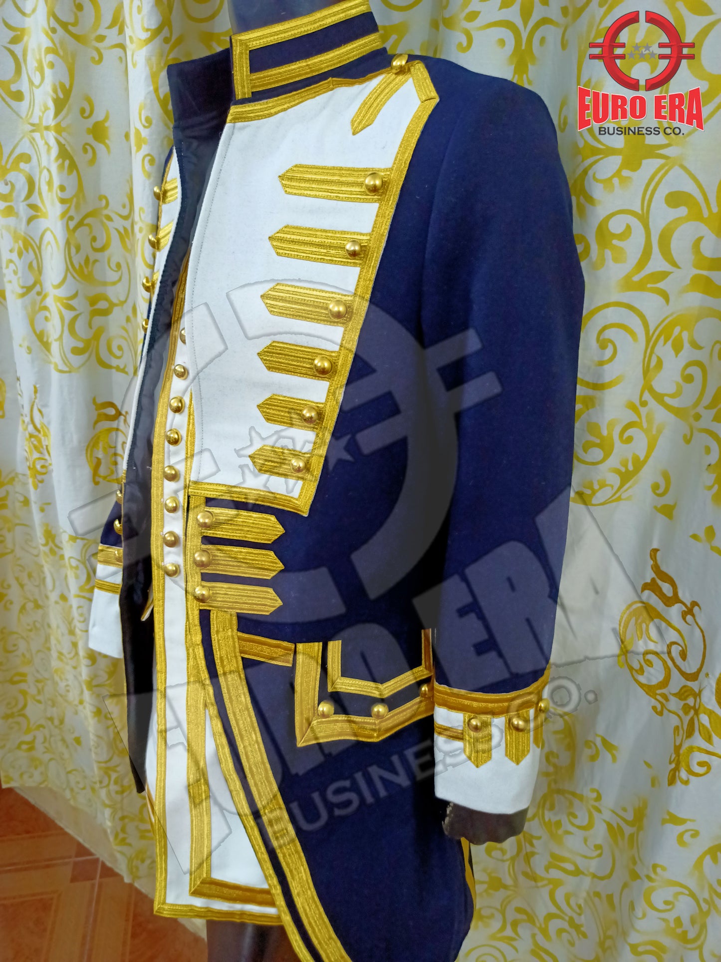 COMMODORE NORRINGTON DISNEY'S PIRATES OF THE CARIBBEAN UNIFORM FROCK COAT