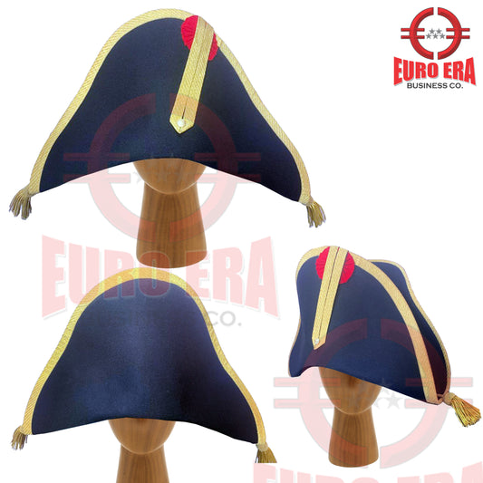 Napoleonic French Infantry Military Officer Bicorn Hat