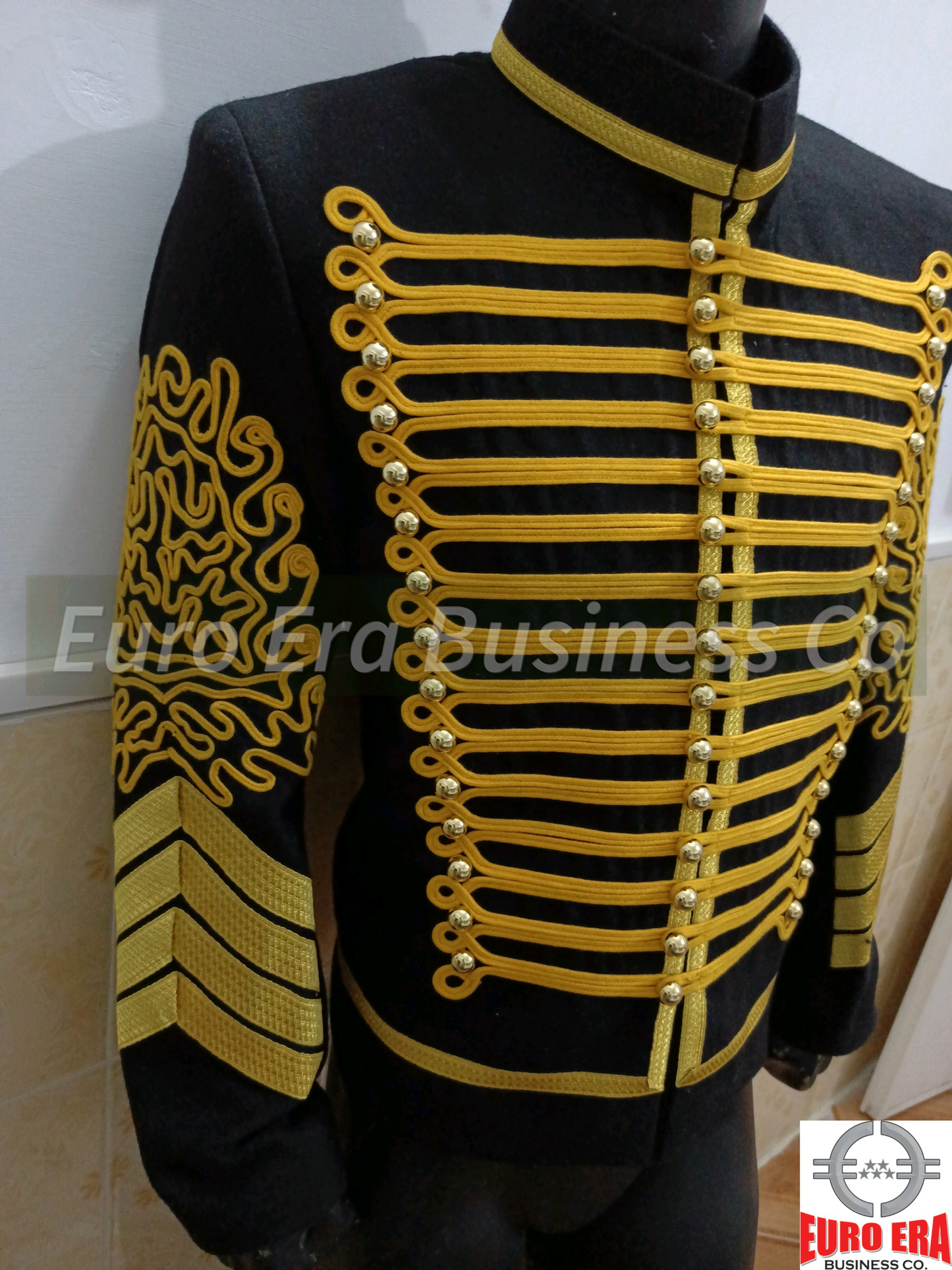 Napoleonic Hussars Uniform Military Style Jimi Hendrix Tunic Pelisse Jacket