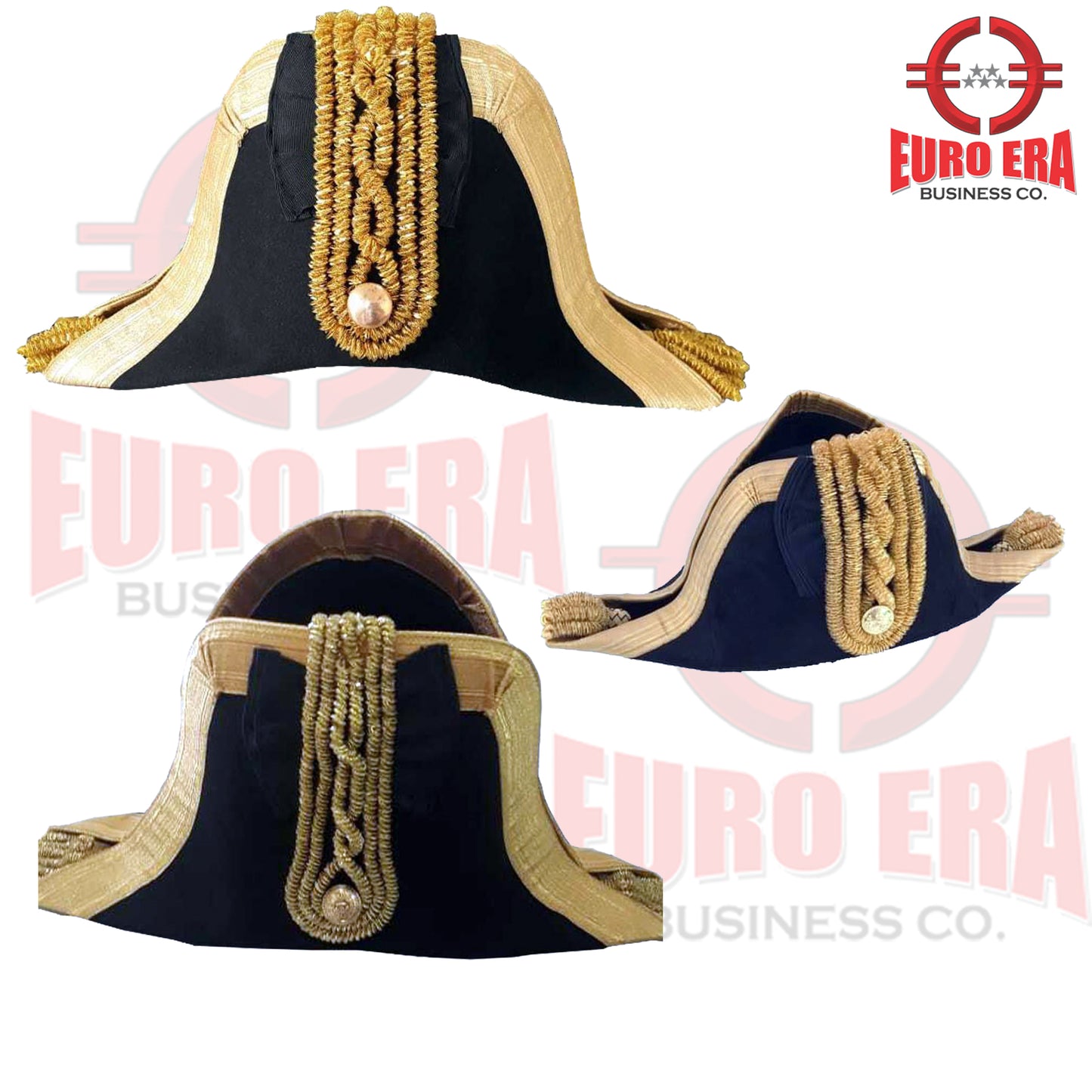 Napoleonic 18th Century Royal Australian Navy Officers Cocked Bicorn Hat