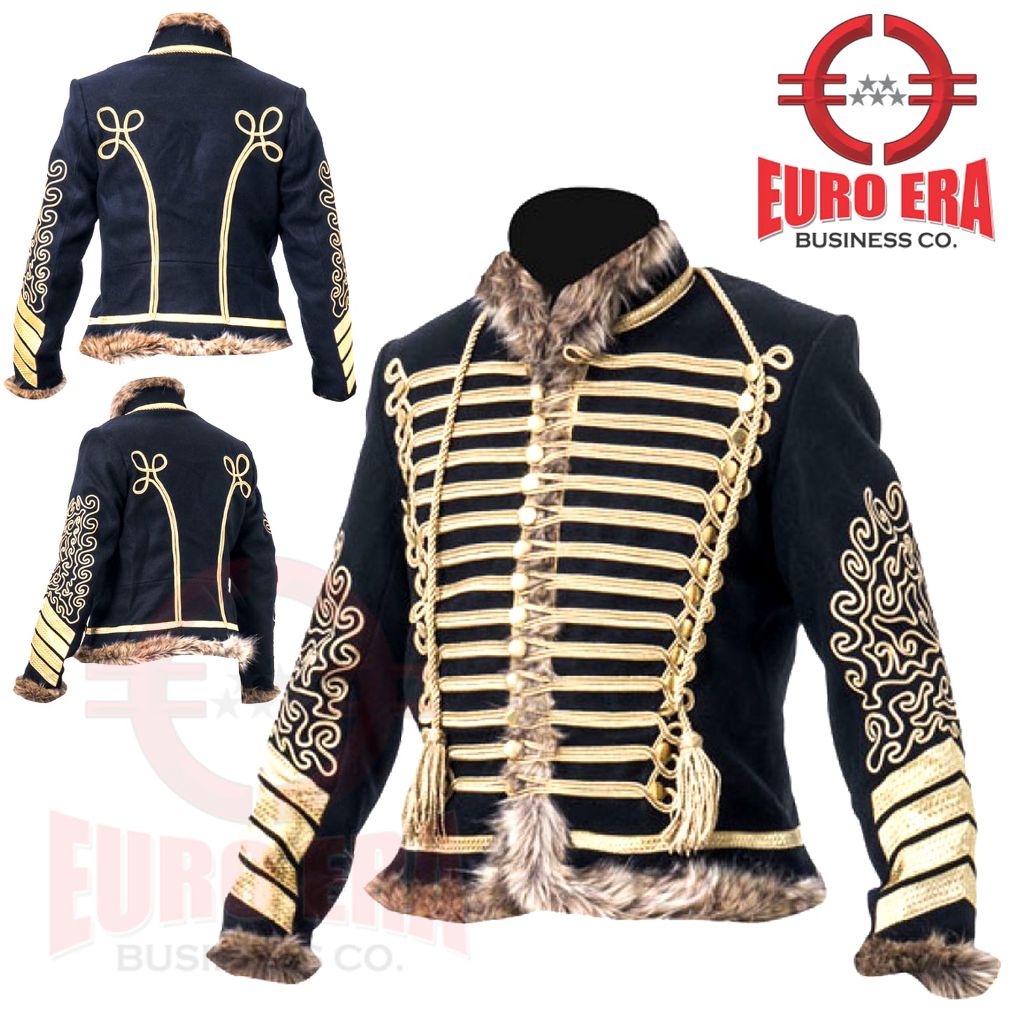 Napoleonic Crimean British Hussars Pelisse Tunic Jacket