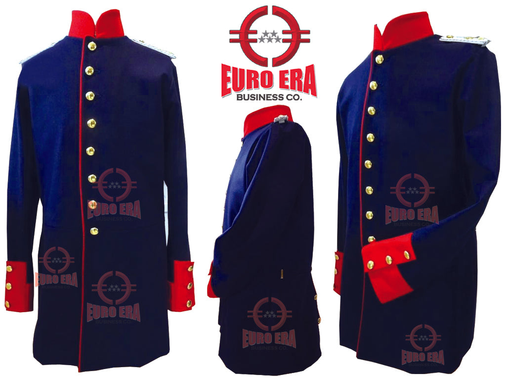 Napoleonic Prussian Dragoon Officer Tunic Coat Jacket