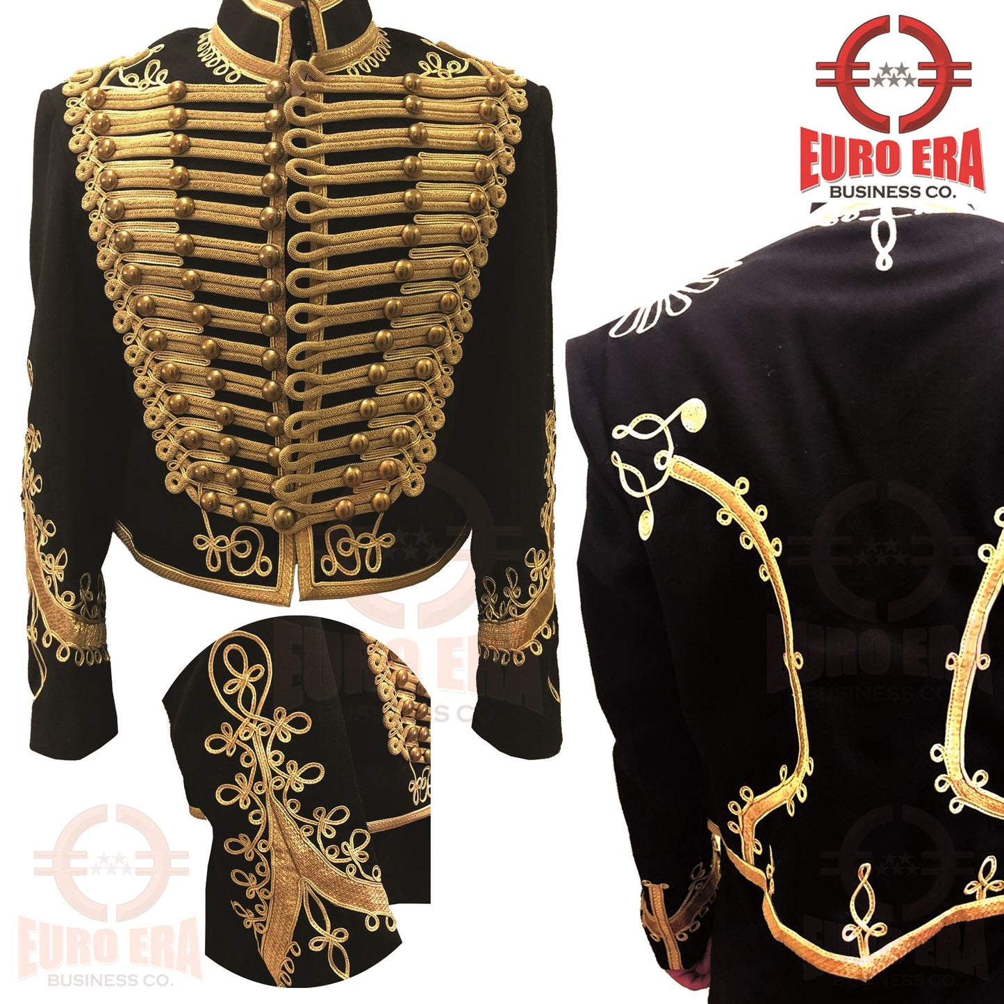 Adam Ant Hussars Military Jacket , British 11th Hussars Jacket