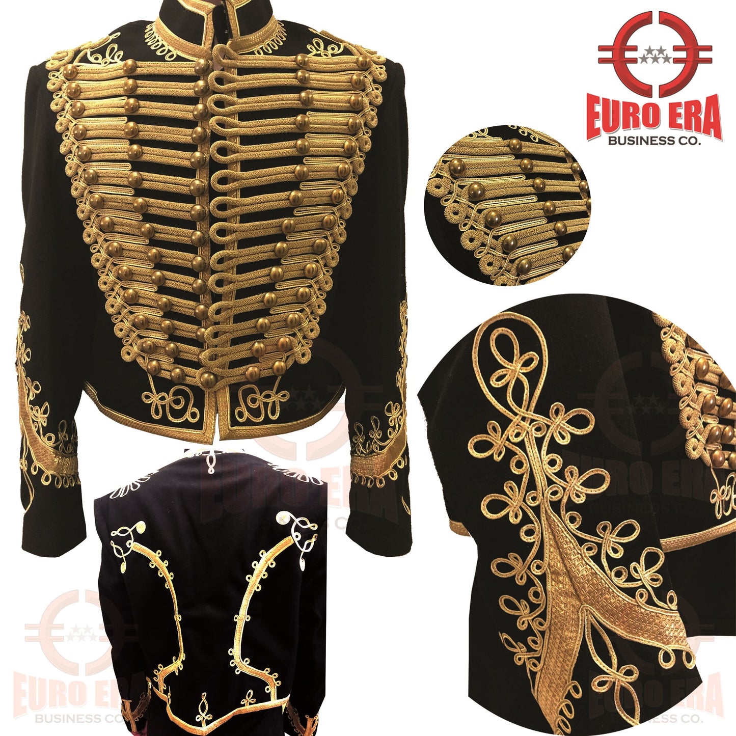 Adam Ant Hussars Military Jacket , British 11th Hussars Jacket