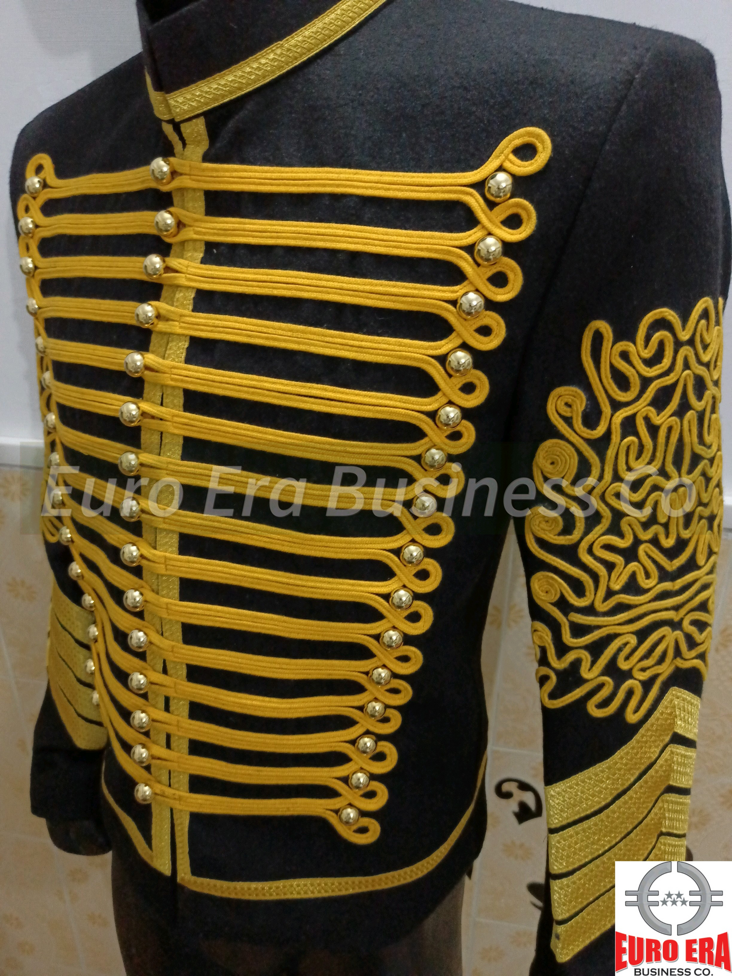 Napoleonic Hussars Uniform Military Style Jimi Hendrix Tunic Pelisse Jacket