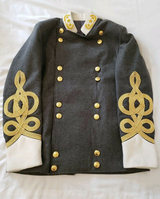 Civil War Confederate Army Military General Officers Shell Coat Jacket