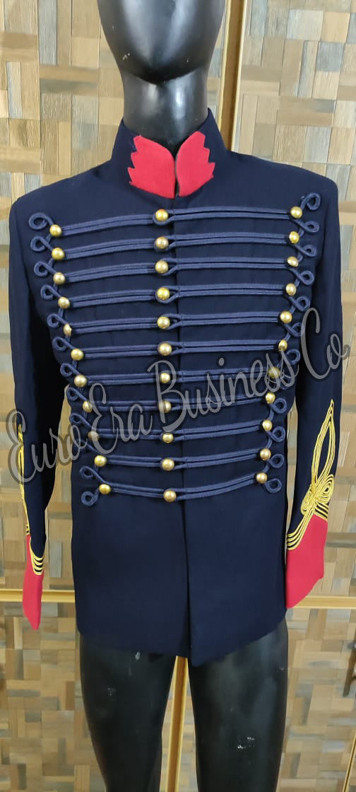 Napoleonic British Army Hussars Jacket Pelisse Steampunk Military Uniforms