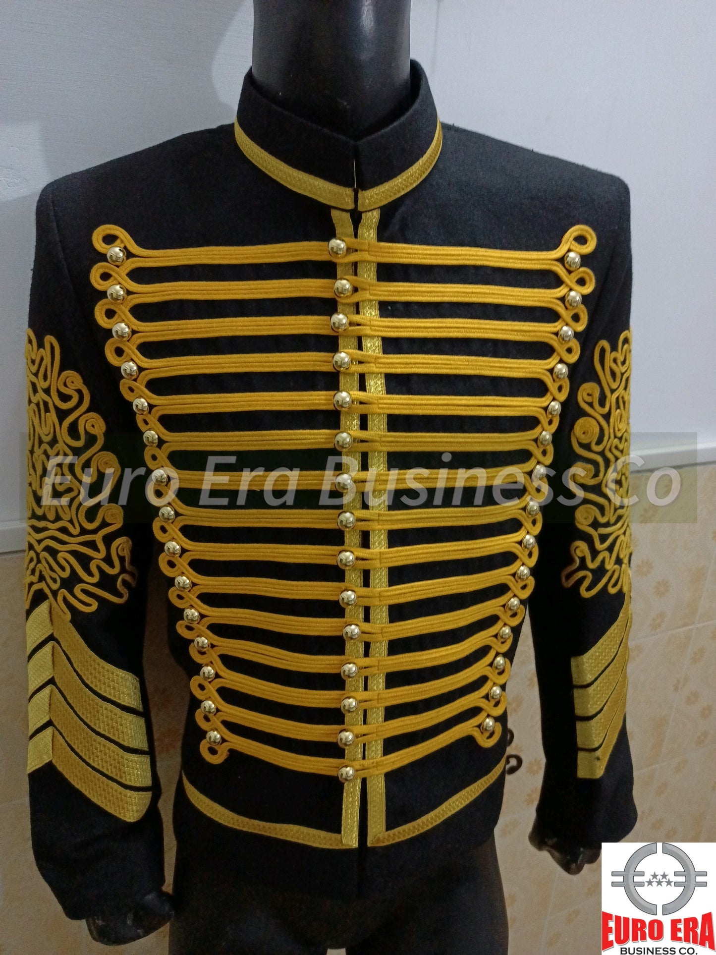 Napoleonic Hussars Uniform Military Style Jimi Hendrix Tunic Pelisse Jacket