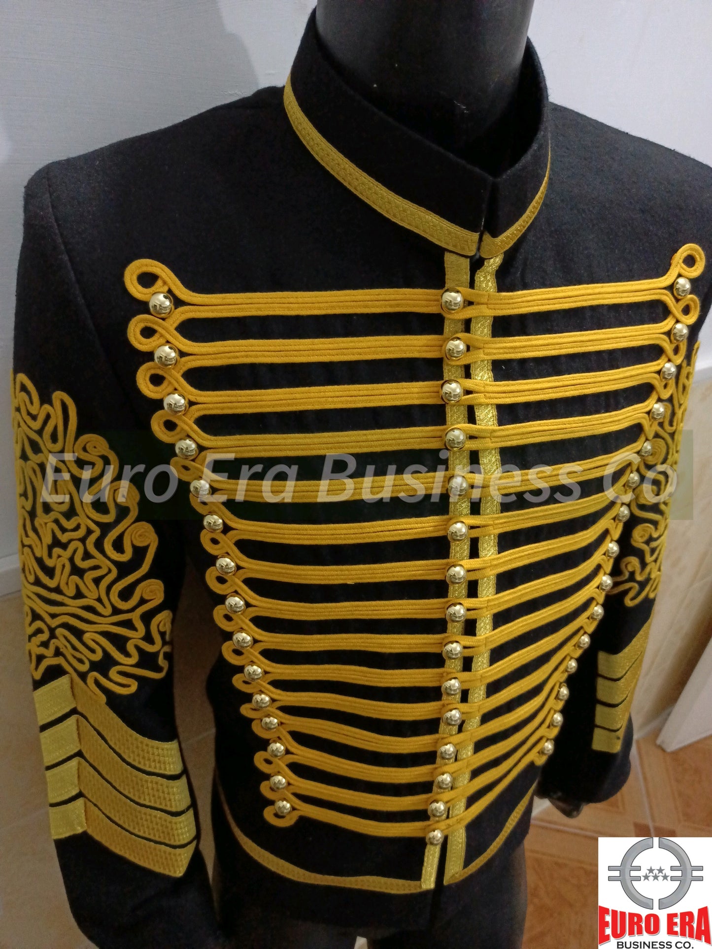 Napoleonic Hussars Uniform Military Style Jimi Hendrix Tunic Pelisse Jacket