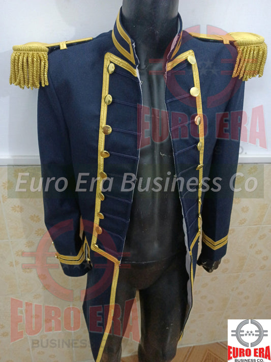 Napoleonic Admirals Royal Captain Frock Coat, 18th Century Naval Coat