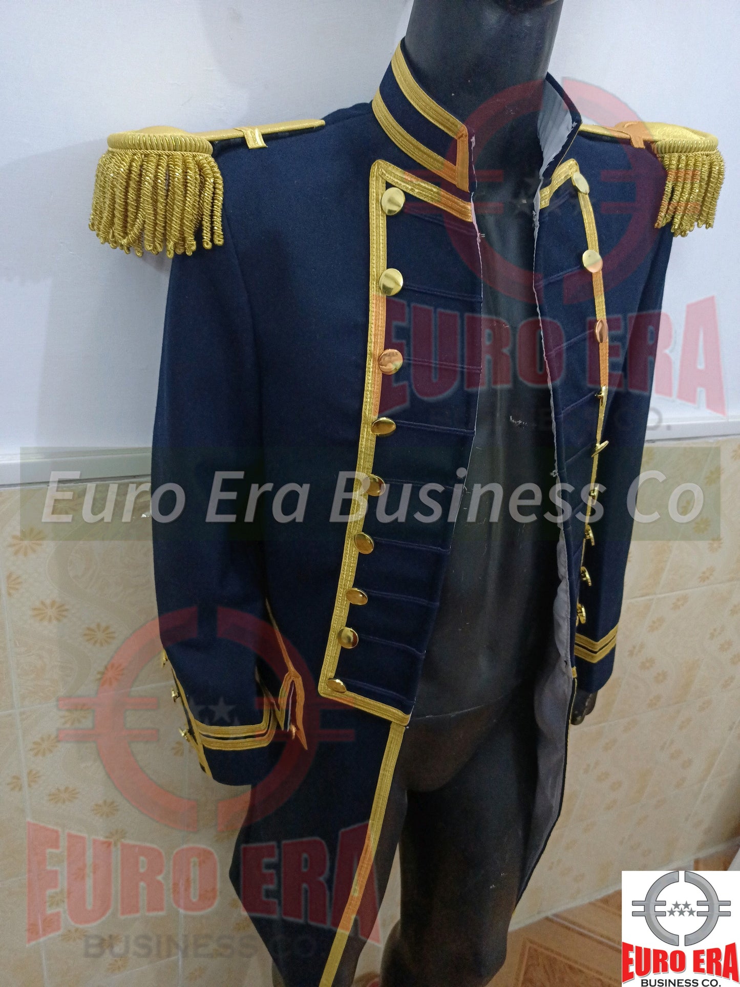 Napoleonic Admirals Royal Captain Frock Coat, 18th Century Naval Coat