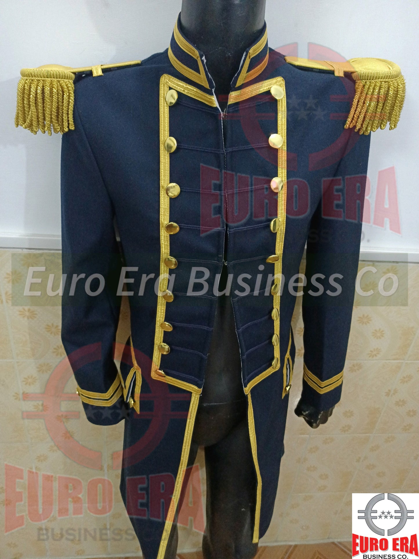 Napoleonic Admirals Royal Captain Frock Coat, 18th Century Naval Coat