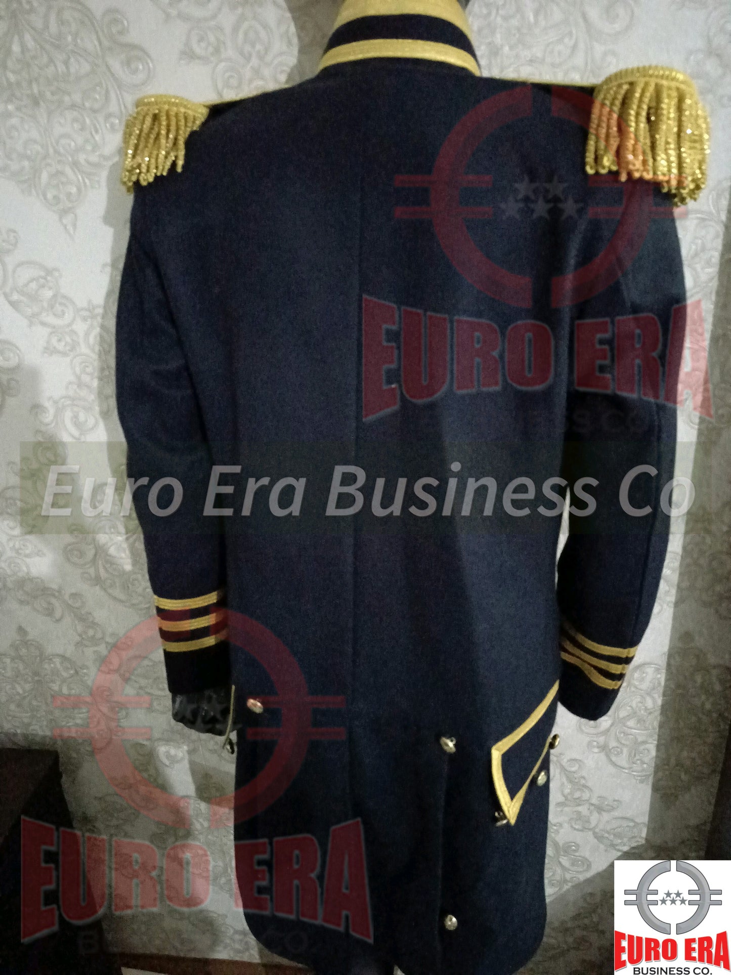 Civil War US Naval Officers Dress Tailcoat Frock Jacket With Epaulette