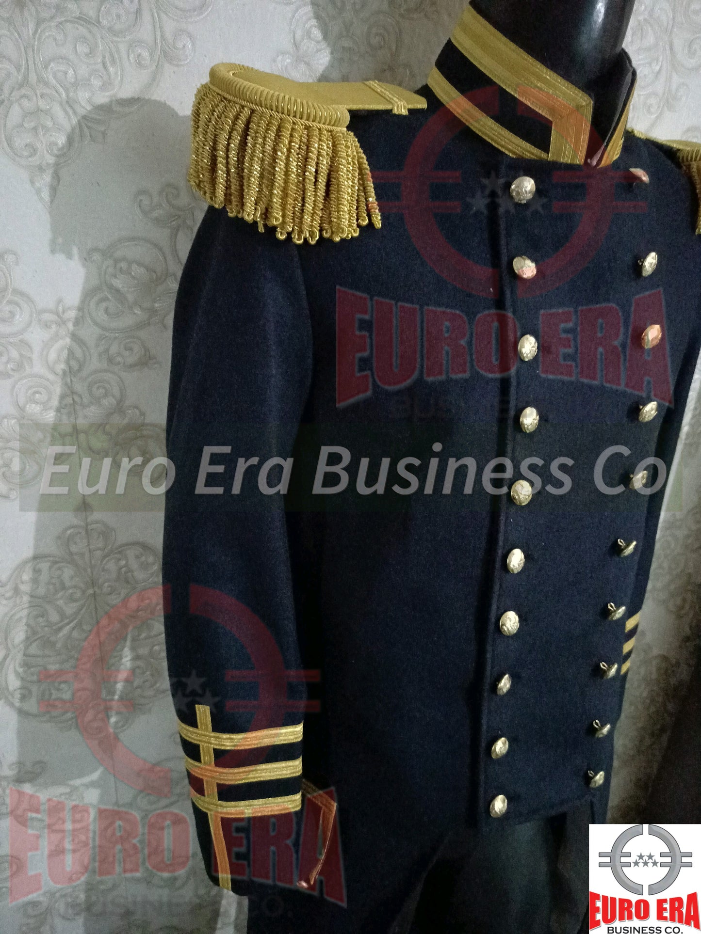 Civil War US Naval Officers Dress Tailcoat Frock Jacket With Epaulette