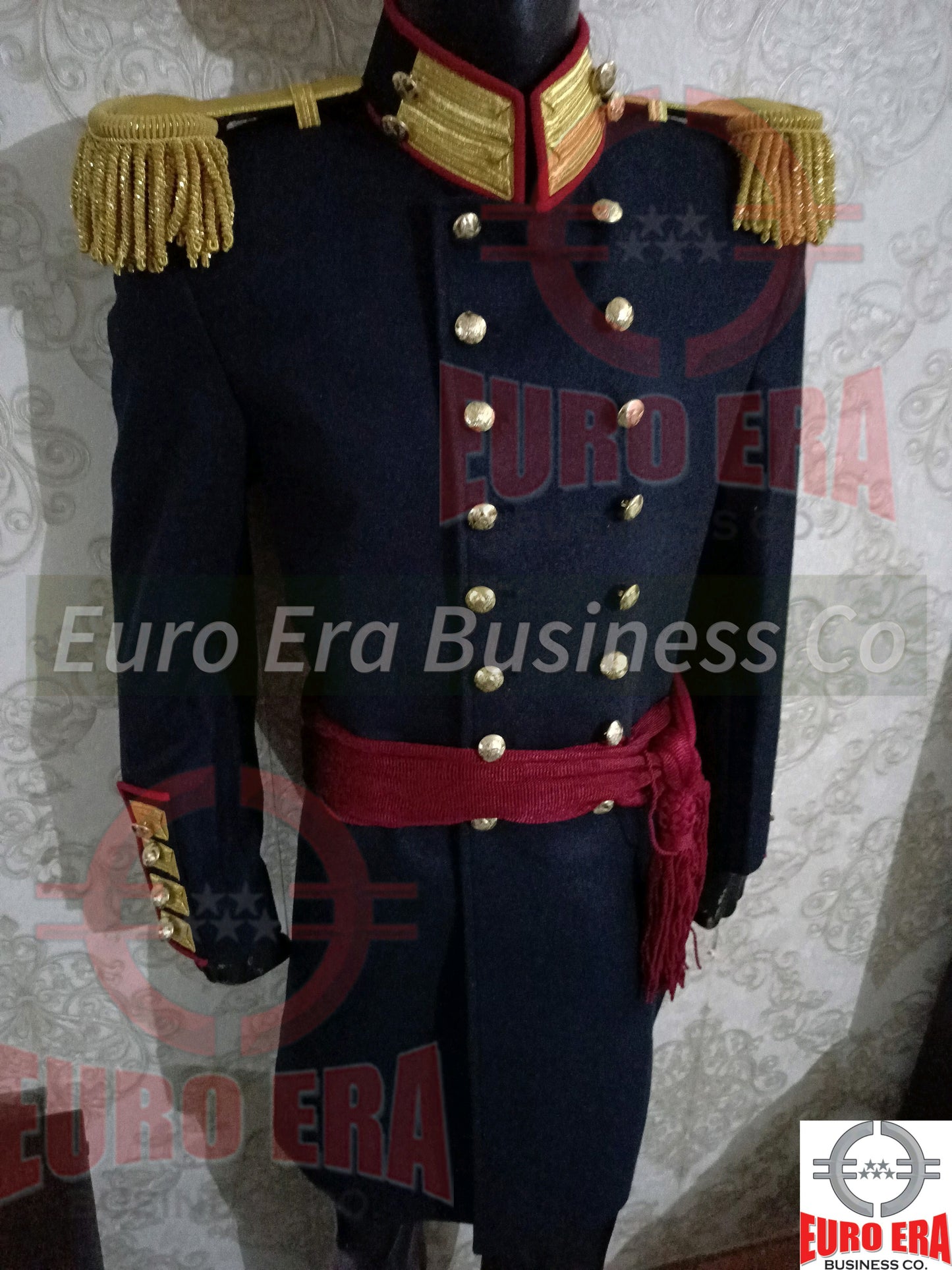 Civil War USMC Officer's Full Dress Frock Coat With Epaulette & Sash