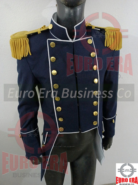 Napoleonic Regency Naval Admiral Captain Frock Coat With Epaulette