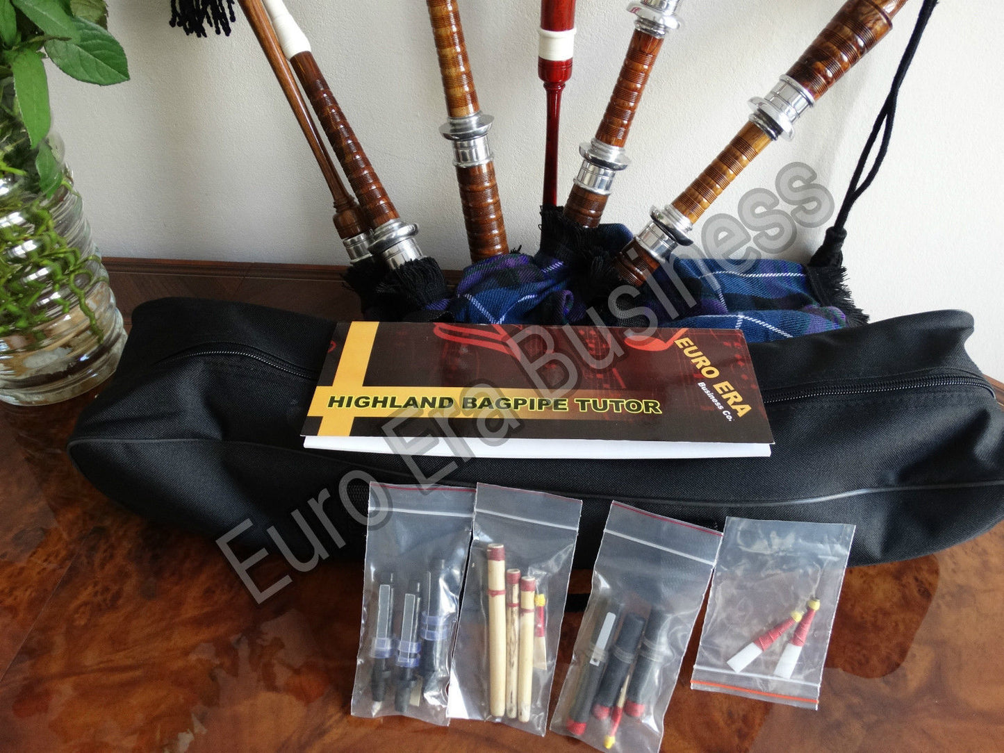 New Scottish bagpipe Rosewood full size Starter Package