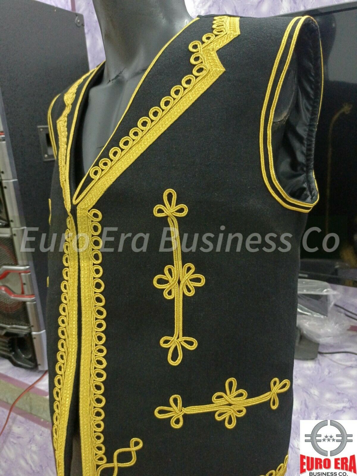 New Jimi Hendrix Style Hussars Waistcoat Vest