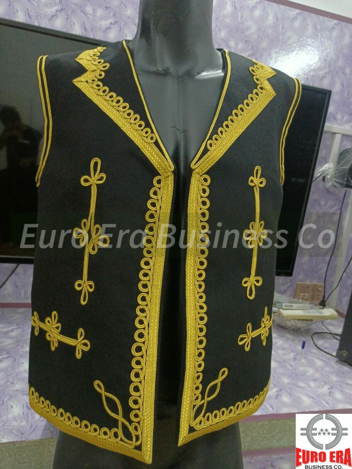 New Jimi Hendrix Style Hussars Waistcoat Vest