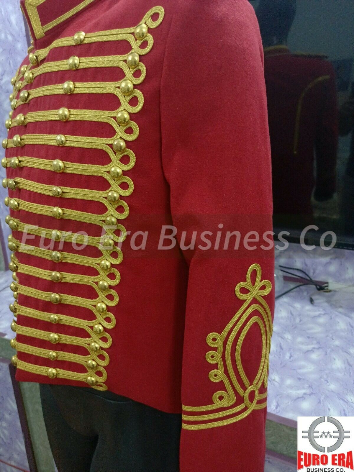 Napoleonic Military hussars jacket, Ringmaster Showman Toastmaster Jacket