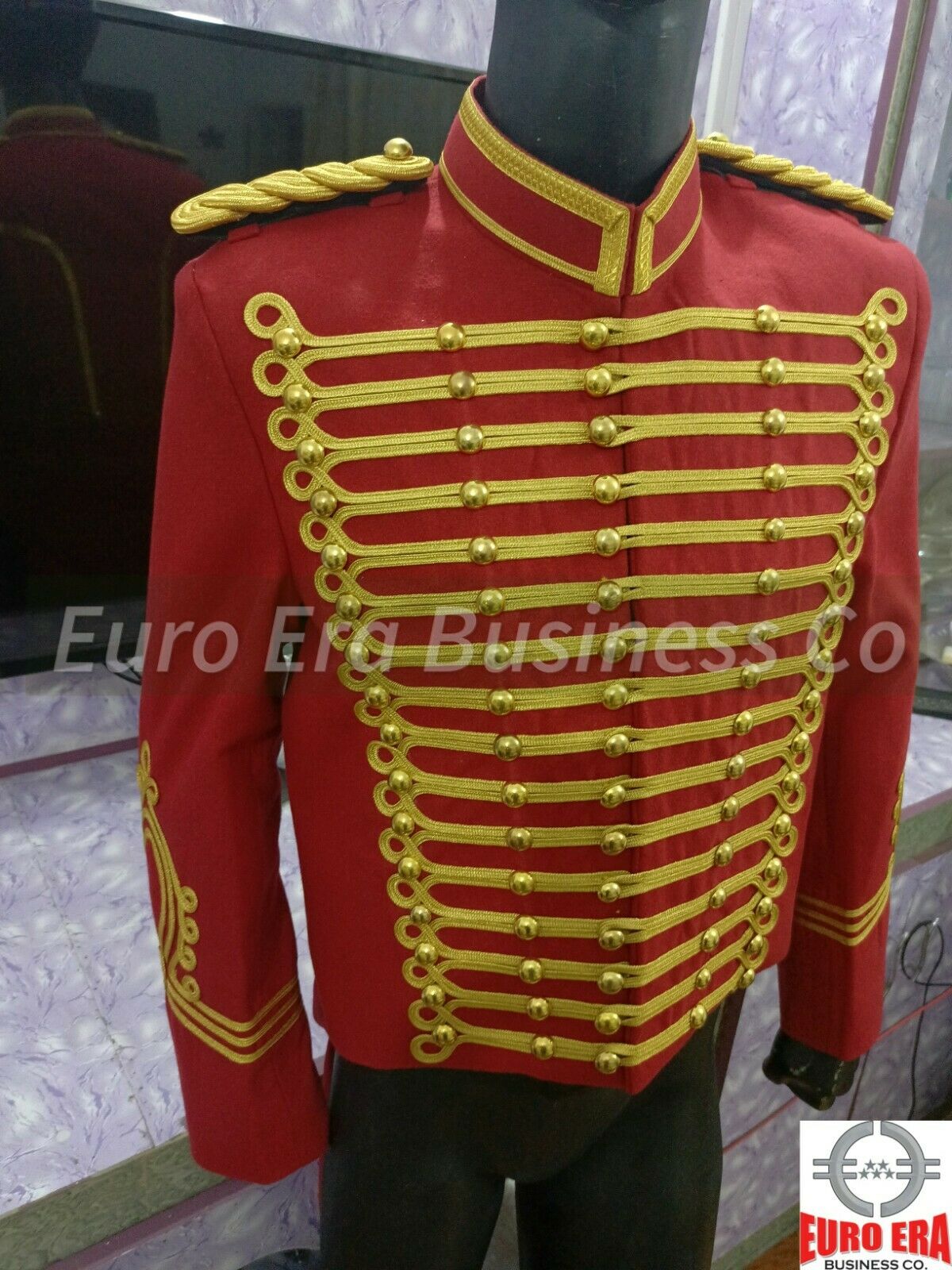 Napoleonic Military hussars jacket, Ringmaster Showman Toastmaster Jacket