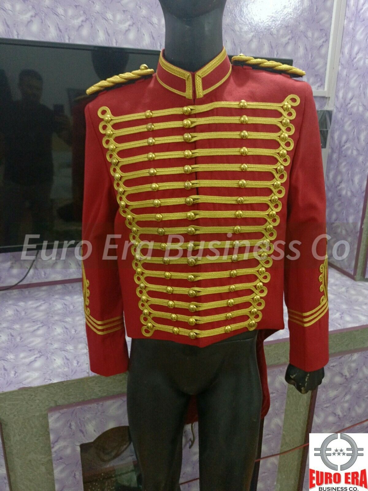 Napoleonic Military hussars jacket, Ringmaster Showman Toastmaster Jacket