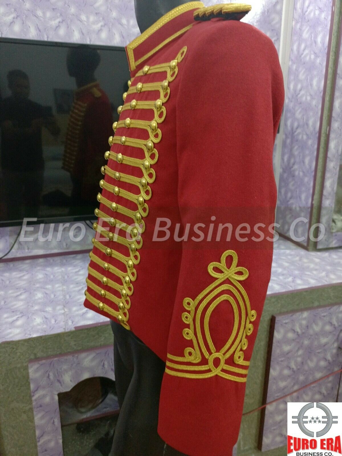 Napoleonic Military hussars jacket, Ringmaster Showman Toastmaster Jacket