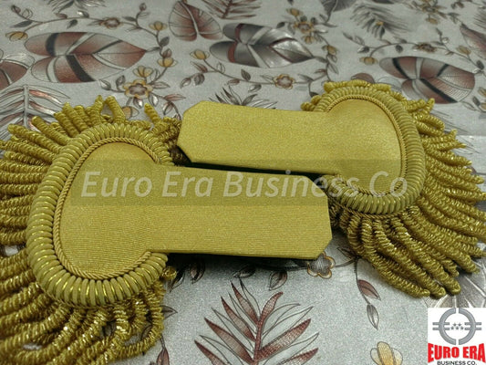 Ceremonial Military Uniforms officer epaulettes with bullion wire Fringes