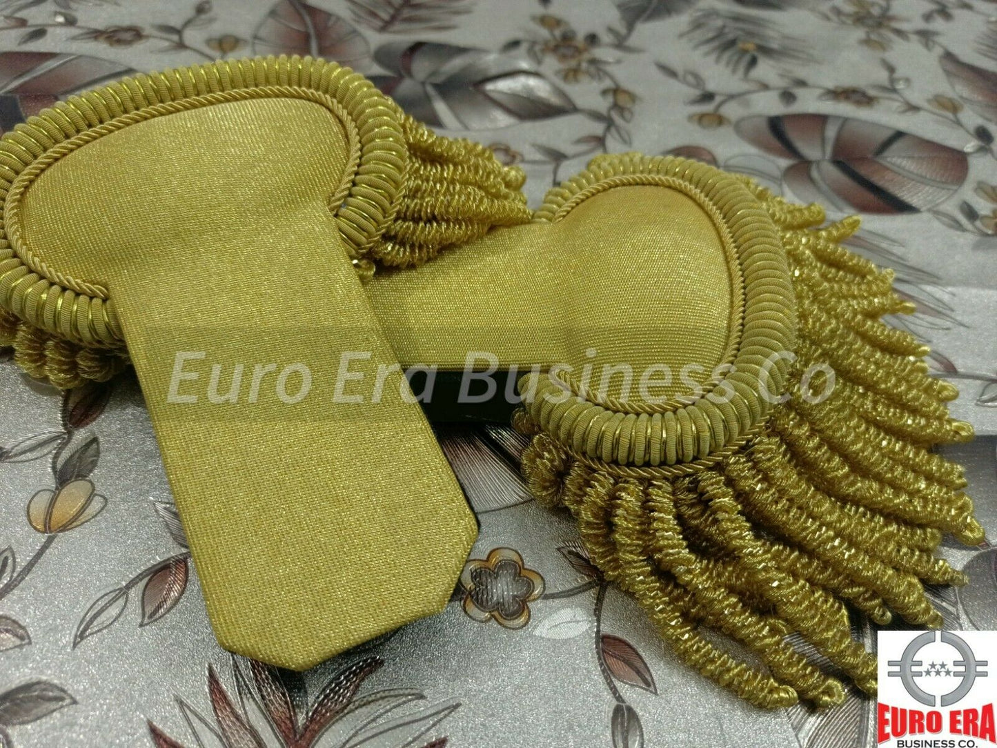 Ceremonial Military Uniforms officer epaulettes with bullion wire Fringes